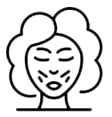 Depilación facial con hilo